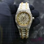 Audemars Piguet Baguette & Round Moissanite Diamond Full Iced Out Watch (4)