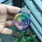 Audemars Piguet Full Iced Out Rainbow Baguette Diamond Men Watch (4)