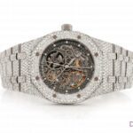 Audemars Piguet Skeleton Moissanite Diamond Fully Iced Out Men Watch (7)