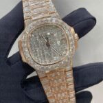 Patek Philippe Baguette Diamond Men Automatic Watch (1)