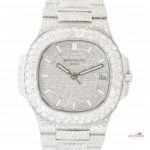 Patek Philippe Geneve Round Moissanite Diamond Men Automatic Watch (1)