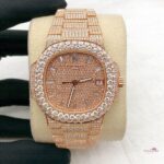 Patek Philippe Nautilus Round Moissanite Diamond Men Automatic Watch (1)