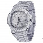 Patek Philippe Round Moissanite Diamond Men Automatic Watch (1)