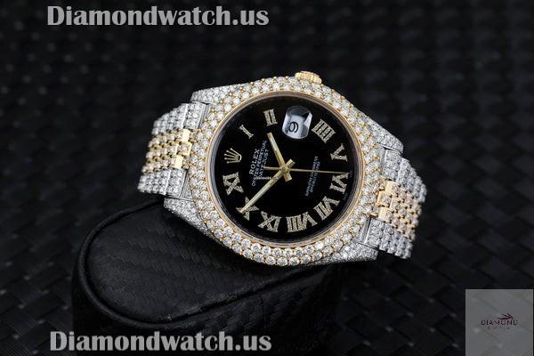 Rolex Datejust Jubilee Moissanite Diamond Men Watch (1)