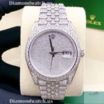 Rolex Datejust Jubilee Moissanite Diamond Men Watch, (6)