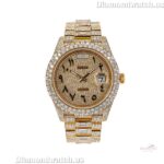 Rolex Sky-Dweller Round & Baguette Moissanite Diamond Iced Out Men Watch (1)