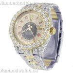 Rolex Sky Dweller Round Moissanite Diamond Men Watch (2)