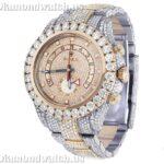Rolex Yatch Master Round Moissanite Diamond Men Watch (2)