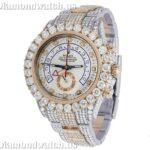 Rolex Yatch Master Round Moissanite Diamond Men Watch (3)
