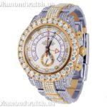 Rolex Yatch Master Round Moissanite Diamond Men Watch (3)