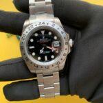 Rolex Explorer II 42 Black Dial Orange Hand Steel Men's Watch 216570 (1)