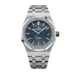 Audemars Piguet Royal Oak With Diamonds Bezel 41mm Steel Blue Dial Wrist Men’s watch