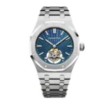Audemars piguet Royal Oak Tourbillon Selfwinding 41MM Blue Dial Watch 26530ST (4)