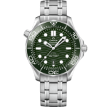 Omega Seamaster Green Dial Diver 300m Co-Axial Master Chronometer 42mm Men’s Wrist Watch (1)