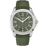 Patek Philippe Aquanaut Green Dial Rubber Strap Men’s Watch 5168G-010