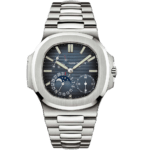 Patek Philippe Nautilus 40mm Blue Dial 57121A-001 Stainless Steel Wrist Watch