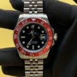 Rolex GMT Master II Red Black Dial Stainless Steel Ceramic Bezel Jubilee Bracelet 126710 (1)