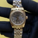 Rolex Lady-Datejust 31MM 279138RBR Yellow Gold Grey Diamond Dial Jubilee Bracelet (1)