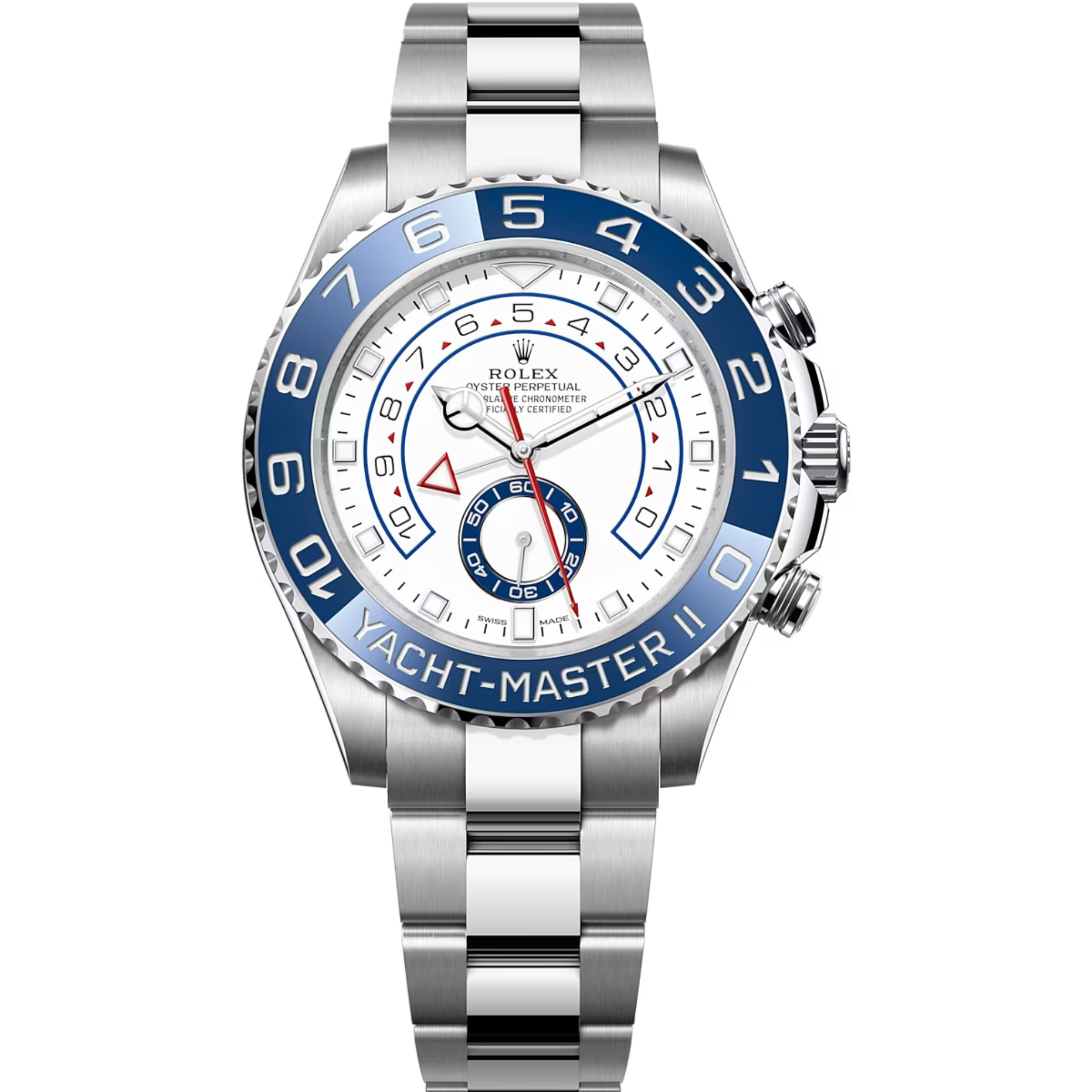 Rolex Oyster Perpetual Date Yacht-Master 44mm White Dial Oyster Bracelet 116680-0002